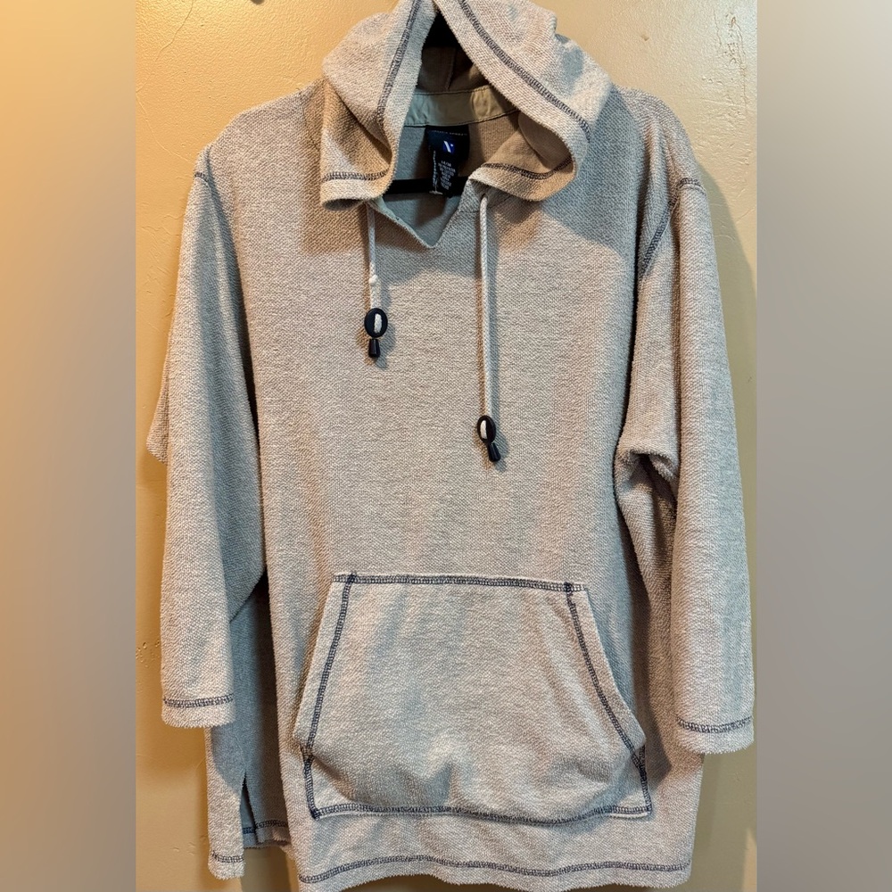 Venezia Lane Bryant Gray Pullover Hoodie Sweatshirt size 14/16